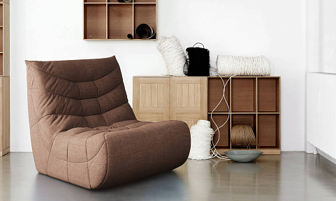 Зеленое кресло Смайл в любую комнату